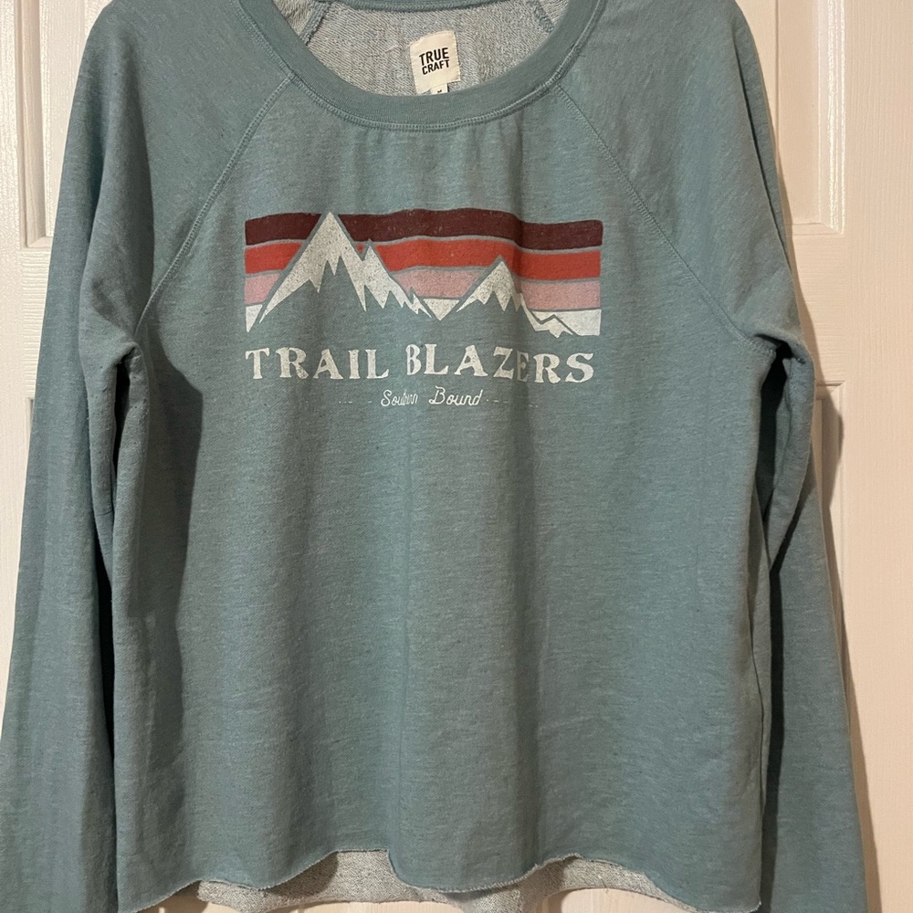 True Craft Green Crew Neck Sweater